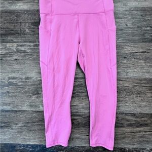 Fabletics Pink Leggings with Pockets